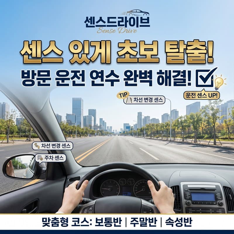 송파 방문운전연수 완벽해결